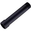 JRJUBB Tubo di prolunga per doccia G1/2, nero, 20 cm, bracci di prolunga per doccia, tubo di prolunga per doccia, tubo extra per soffione doccia in acciaio inox (20 cm, nero)