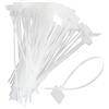 Ylinwtech 250 pezzo fascette con etichetta,Stringicavi etichette,Fascette segnacavi in nylon,Adatto per uso domestico e in ufficio