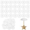 LATTCURE 50 PCS Ganci Adesivi Trasparenti per Soffitto e Decorazioni - Autoadesivi per Cucina, Bagno, Parete, Porta