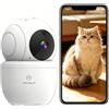 ANTELA Telecamera Wi-Fi Interno 1080P 2,4/5 GHz Videocamera di Sorveglianza