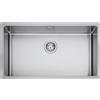 EVHOC Lavello Cucina Sottotop Acciaio Inox 1 Vasca 74x44 cm, NATURALIS M