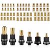 Dexpally 6 Pezzi Inserto Filettato, Kit di Testine per Rivetti Manuale, Rivettatrice per Inserti Filettati Accessori per Rivetti M3 M4 M5 M6 M8 M10 M12, per Officine, Riparatori e Fai da Te