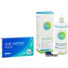 Alcon Air Optix Aqua (6 lenti) + Solunate Multi-Purpose 400 ml con portalenti