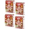 Generico 4 Confezioni da 3 x 90g Per Kelly Popcorn per Microonde al Caramello Gustoso e Pratico
