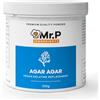 Mr.P Ingredients Agar Agar in Polvere 100g Barattolo, Addensante Alimentare Naturale e Vegetale per Gelatine, Dessert e Cucina Molecolare e Mixology, Gluten Free, No OGM, Halal, Kosher