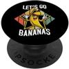Joke Banana Kids Funny Banana Vintage Ae Impressionante Cool Vintage Divertente Banana Meme Let Us Go Banana PopSockets PopGrip Adesivo