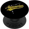 star sign stars universe magic Horoscope Flusso del progresso dell'Acquario PopSockets PopGrip Adesivo