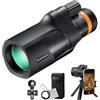 K&F CONCEPT 12 * 50 Telescopio Monoculare, IP68 Impermeabile, HD BAK4, Canocchiale Professionale con Interfaccia Arca, Clip per telefono, Supporto per Treppiede, Monoculare per Bird Watching, Viaggio