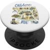 Happy Destiny Oklahoma, OK USA, Mappe, Icone PopSockets PopGrip Adesivo