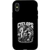 Mythology Cyclops Warrior Legend Custodia per iPhone X/XS Ciclope Un Occhio Una Legge Una Ira Gigante Antico