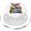 Bahaa's Tee Funny Vintage Dark Humor Cereal Killer Food Skull Graphic PopSockets PopGrip per MagSafe
