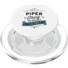 Funny Piper Designs È una cosa pifferaio che non capiresti nome divertente Piper PopSockets PopGrip per MagSafe