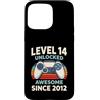Level 14 Unlocked Awesome Since 2012 Custodia per iPhone 15 Pro Max Livello 14 sbloccato fantastico dal 2012