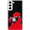 Ert Group custodia per cellulare per Samsung S22 PLUS originale e con licenza ufficiale Marvel, modello Spider Man 026 adattato in modo ottimale alla forma dello smartphone, custodia in TPU