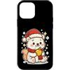 polar bear winter santa hat bauble snow Custodia per iPhone 12 mini Carino orso polare invernale con cappello di Babbo Natale