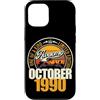 Jahrgang 1990 36. Geburtstag Awesome Custodia per iPhone 12/12 Pro Grande da ottobre 1990 36° compleanno frase 36 anni