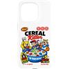 Bahaa's Tee Custodia per iPhone 15 Pro Funny Vintage Dark Humor Cereal Killer Food Skull Graphic