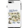 Happy Destiny Custodia per iPhone 7 Plus/8 Plus Oklahoma, OK USA, Mappe, Icone