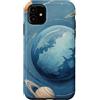 Space Art Planetary System Solar System Custodia per iPhone 11 Planet Space Art Sistema Planetario Sistema Solare