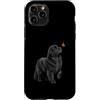 Dog Butterfly Horizon Collection Custodia per iPhone 11 Pro Terranova Cane Farfalla Amante della Natura