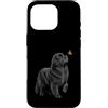 Dog Butterfly Horizon Collection Custodia per iPhone 16 Pro Terranova Cane Farfalla Amante della Natura