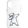 Icy Dabbing Polar Bear Custodia per iPhone 16 Orso polare ghiacciato