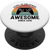 Level 10 Unlocked - Gamer Since Livello 10 Sbloccato - Gamer Since PopSockets PopGrip Adesivo
