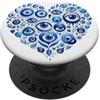 Evil Eye Greek Mythology Greece Gifts Dark Deep Blue Evil Eye Greek Eye Kako Mati Cuore San Valentino PopSockets PopGrip Adesivo