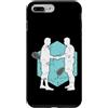 Squash ball tennis squash racket rubber Custodia per iPhone 7 Plus/8 Plus Stretta di mano dopo Squash Gioco