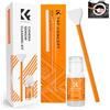 K&F CONCEPT Kit di Pulizia del Sensore APS-C Frame 16mm 6 PCS + 20 ml | Tamponi in Microfibra Confezionati Sottovuoto per Pulizia Sensore Macchina Fotografica MA02