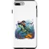 Ocean Spells Designs Custodia per iPhone 7 Plus/8 Plus Carino Marine Tartaruga Strega Halloween Subacquea
