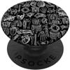 Grandio Design Doctor Physician Pediatri Modello vintage medico medico anatomia umana medico medico medico PopSockets PopGrip Adesivo