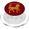 Chinese Zodiac Lunar New Year Astrology Anno Dei Tratti Del Cavallo Zodiaco Cinese Capodanno Cinese PopSockets PopGrip per MagSafe