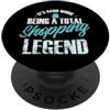 Shopping Shopping Money Discount Credit È un duro lavoro essere una leggenda dello shopping totale PopSockets PopGrip Adesivo