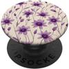 Floral Aesthetic Flower Botanical Gifts Lavanda Wildflower Viola Acquerello Botanico Floreale PopSockets PopGrip Adesivo