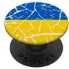 Bandiera Ucraina Design Ucraina Bandiera VINTAGE/Kiev, PopSockets PopGrip Adesivo