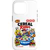 Bahaa's Tee Custodia per iPhone 16 Pro Funny Vintage Dark Humor Cereal Killer Food Skull Graphic