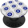 Evil Eye Greek Mythology Greece Gifts Motivo Kako Mati con occhio greco blu scuro PopSockets PopGrip Adesivo