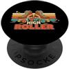 MaPaNoLi Design Pattinaggio a rotelle divertente in stile retrò vintage PopSockets PopGrip Adesivo