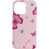 Cute Pink Butterfly Aesthetic Butterflie Custodia per iPhone 14 Pro Max Sketchy Carino Farfalle Rosa Modello Girly Y2K
