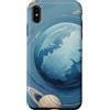 Space Art Planetary System Solar System Custodia per iPhone XS Max Planet Space Art Sistema Planetario Sistema Solare