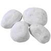 Metroquadrocasa Ciottoli di Marmo Bianco Carrara in Sacchi Sassi Decorazione Giardino Ornamento, 40/60 mm - Sacco da 10KG