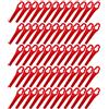 Alpwood 60 lame di ricambio in plastica per decespugliatore | Lame di ricambio, resistenti, flessibili, facili da usare, design pratico