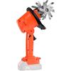 OUGPIU Motozappa a Batteria 21V,Motozappa Elettrica Portatile Senza Fili,550W Velocità 235RPM Larghezza 10cm Profondità 10cm,Motocoltivatore Interruttore a Doppia Sicurezza,Senza Batteria