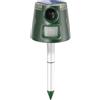 outsweat Repellente per Gatti Ultrasuoni Solare, Dissuasore per Gatti da Giardino Impermeabile, 5 Modalità Regolabili, Caricamento Solare, 360° Efficace per Gatti, Cani, Uccelli, Topi