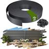 YRHome Strisce Privacy PVC 70m 4,7 cm Altezza 3,29㎡ per Recinzione Doppia Barra, Resistente agli Agenti atmosferici e UV, Opaco Giardino Balcone terrazzo, con 140 Clip di Fissaggio, Antracite