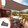 WZMYDBD Rete Ombreggiante Vela Ombreggiante Antistrappo Antivento con Protezione UV con Kit di Fissaggio per Esterno, Serra, Balcone, Giardino, Verde (J2*2M senza corda)
