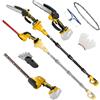 Roadtime Set 6 in 1 per motosega e tagliasiepi da 20 cm per batterie DeWalt da 20 V (senza batteria)