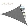 Sol Royal Tenda a Vela Ombreggiante Triangolare HDPE Parasole Giardino UV