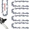 Gopbod Confezione da 5 catene per motosega da 35,5 cm, 52 maglie, calibro 127 cm, passo LP da 3/8, catene di ricambio per motosega da 35,5 cm, a basso contraccolpo, adatte a Craftsman, Echo, Poulan, Ryobi e